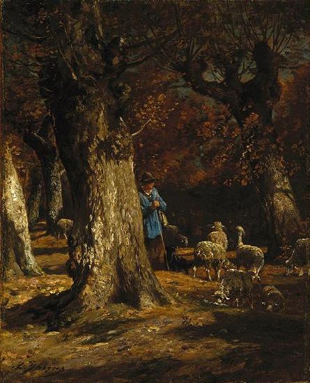 Charles Jacque The Old Forest oil painting picture